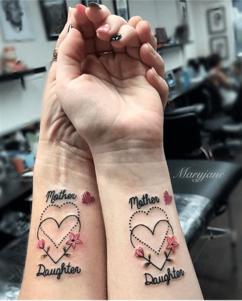 matching tattoos mother and daughter|More.